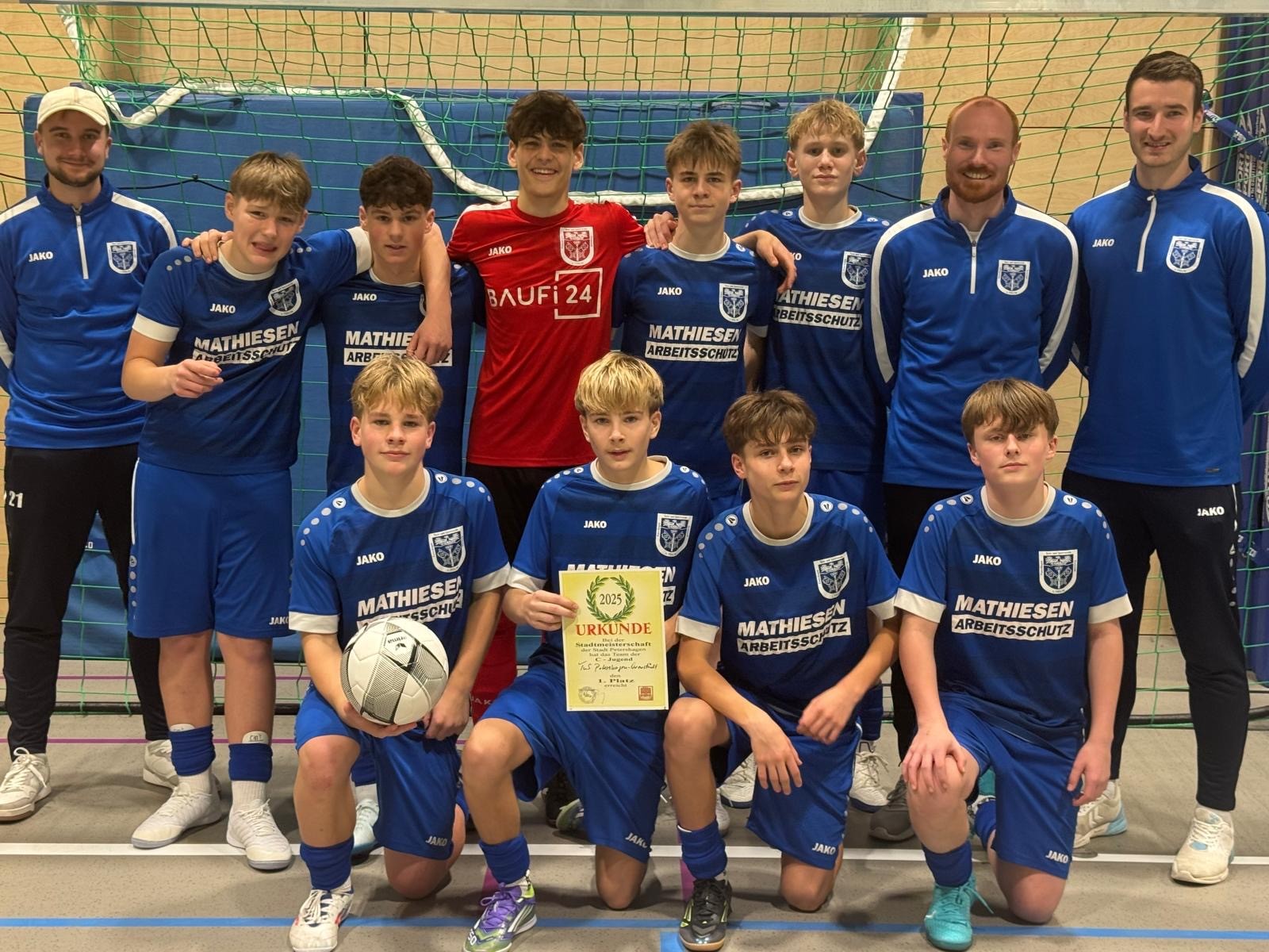 C-Junioren & B-Junioren gewinnen Hallenstadtmeisterschaft